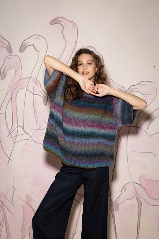 Strickset Kurzarmpullover Aus Orion Von Lang Yarns