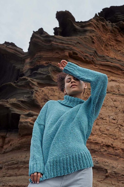 Strickset Pullover Aus Donegal Tweed+ Von Lang Yarns