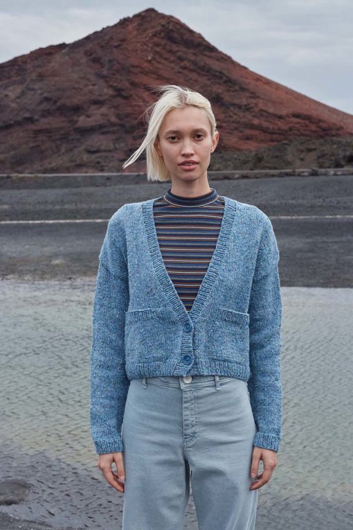 Strickset Jacke Aus Donegal Tweed+ Von Lang Yarns