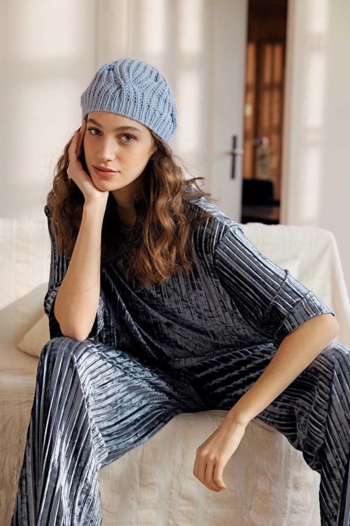Strickset Mütze Aus Cashmere+ Von Lang Yarns