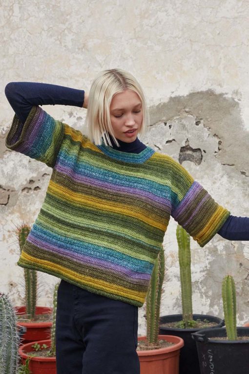 Strickset Kurzarmpullover Gehäkelt Aus Move 6-Fach/6-Ply Von Lang Yarns