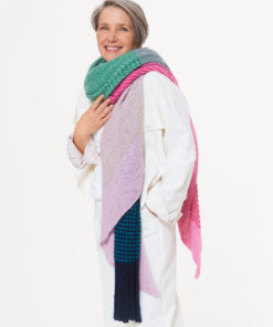 Strickset Violetta Schal aus Ecopuno von Lana Grossa