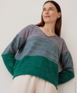 Strickset Pullover Mit V aus Cool Wool Big Vintage von Lana Grossa