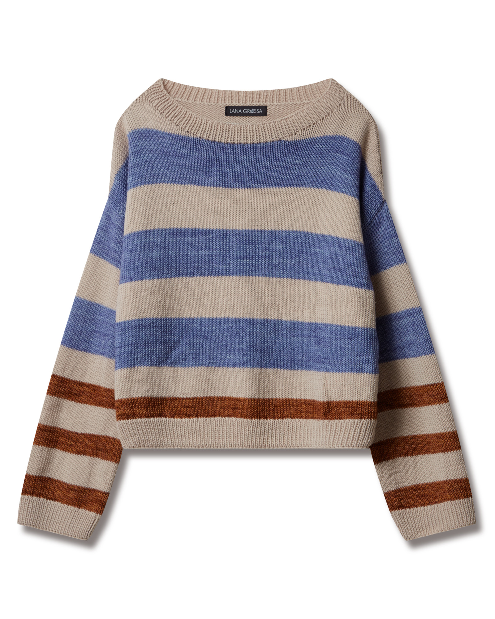 Strickset Pullover Mit Streifen Aus Cool Wool Und Cool Wool Vintage Von Lana Grossa 2 Strickset Pullover Mit Streifen Aus Cool Wool Und Cool Wool Vintage Von Lana Grossa – Bild 2