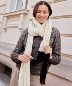 Strickset Schal Mit Fransen Aus Cool Merino Big Von Lana Grossa 5 Hw2024 Classici 27 Lana Grossa 9230227 M15 Mf3