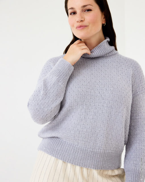 Strickset Rollkragenpullover Aus Setosa Von Lana Grossa