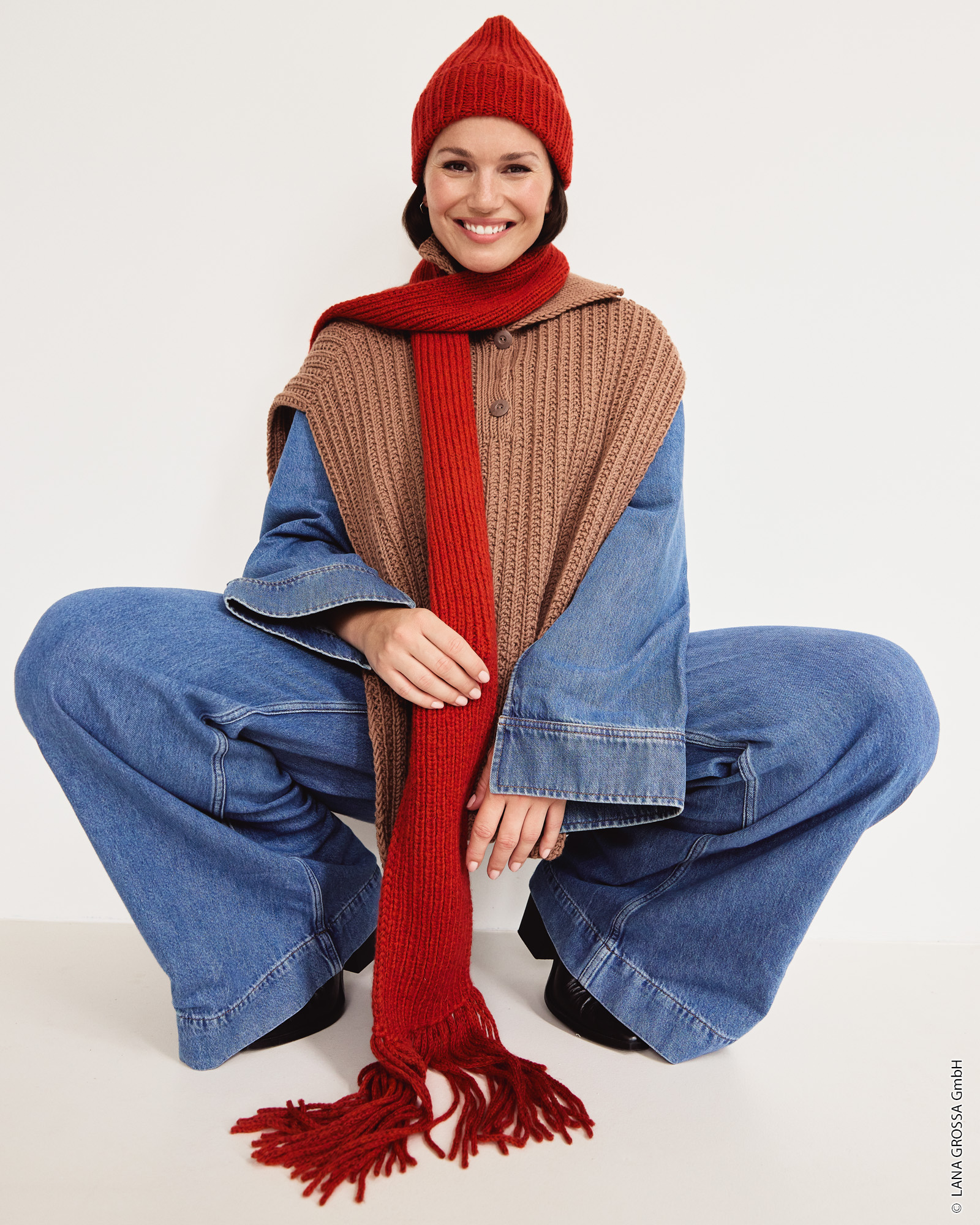 Strickset Schal Mit Fransen Aus Alta Moda Cashmere 16 Von Lana Grossa 1 Strickset Schal Mit Fransen Aus Alta Moda Cashmere 16 Von Lana Grossa