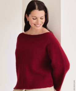 Strickset Pullover Im Webmuster aus Cashmere 16 Fine von Lana Grossa