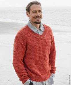 Strickset Pullover Mit Pikéemuster Aus Bingo Mélange Von Lana Grossa 5 Hw2024 Classici 27 Lana Grossa 9230227 M49 Mf3