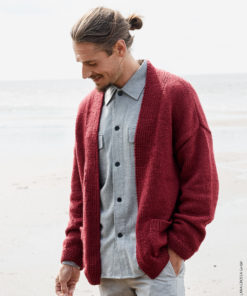 Strickset Jacke Mit Taschen aus Cool Merino Big von Lana Grossa