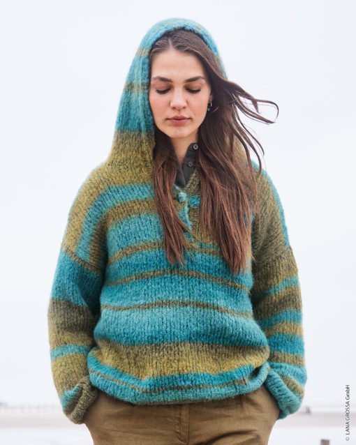 Strickset Hoodie Aus Gigante Von Lana Grossa