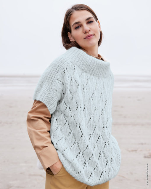 Strickset Kurzarm-Pullover Aus Alpaca Air Von Lana Grossa