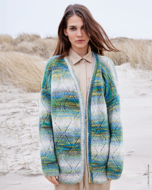 Strickset Cardigan Aus Picasso Von Lana Grossa