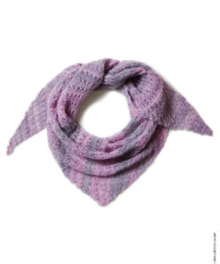Strickset Dreieckstuch Aus Silkhair Print Von Lana Grossa 3 Strickset Dreieckstuch Aus Silkhair Print Von Lana Grossa – Bild 2