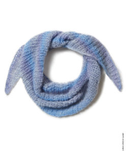 Strickset Dreieckstuch Aus Silkhair Print Von Lana Grossa – Bild 2