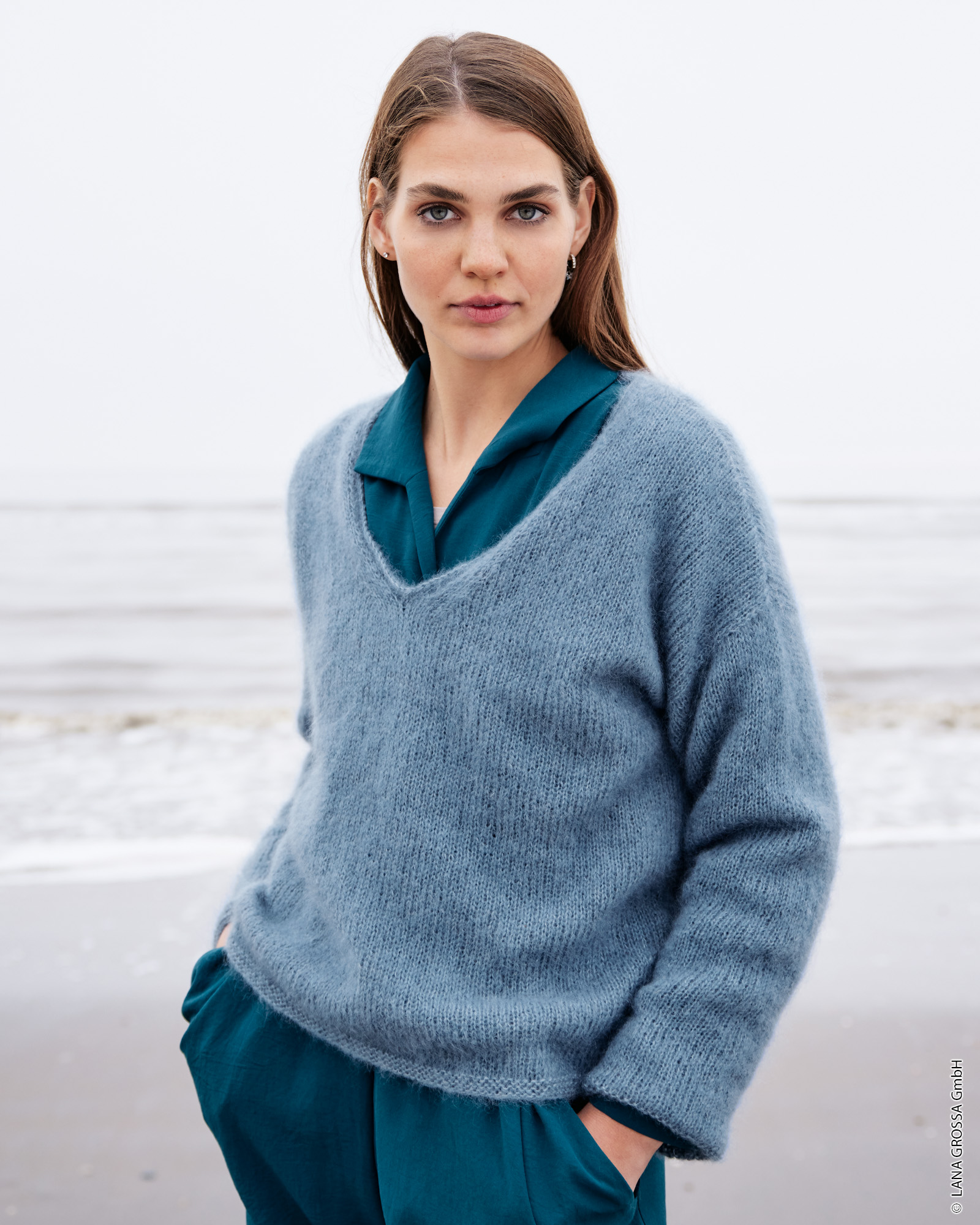 Strickset Pullover Aus Silkhair Von Lana Grossa 1 Strickset Pullover Aus Silkhair Von Lana Grossa
