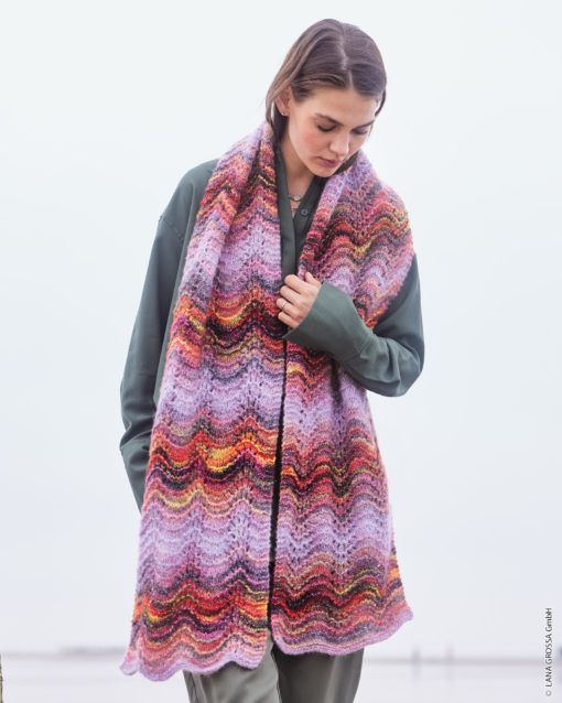 Strickset Schal Aus Picasso Von Lana Grossa