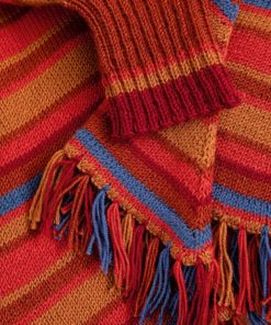 Strickset Poncho Mit Fransen Aus Atlantis Von Lang Yarns 8 901 066 002 D3