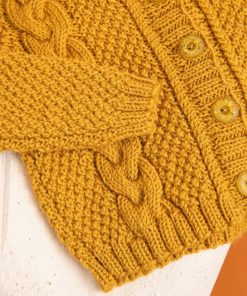 Strickset Cardigan Mit Zöpfen Aus Poseidon Von Lang Yarns 4 901 066 008 D1