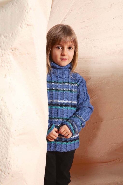Strickset Rollkragenpullover Aus Atlantis Von Lang Yarns