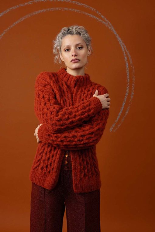 Strickset Jacke Aus Suri Alpaca Von Lang Yarns