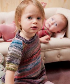 Strickset Kleid Aus Mille Colori Baby Von Lang Yarns 5 901 080 013 D1