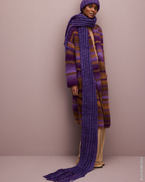 Strickset Schal Aus Vintage Superchunky Von Lana Grossa