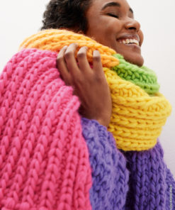 Strickset Schal aus Confetti von Lana Grossa