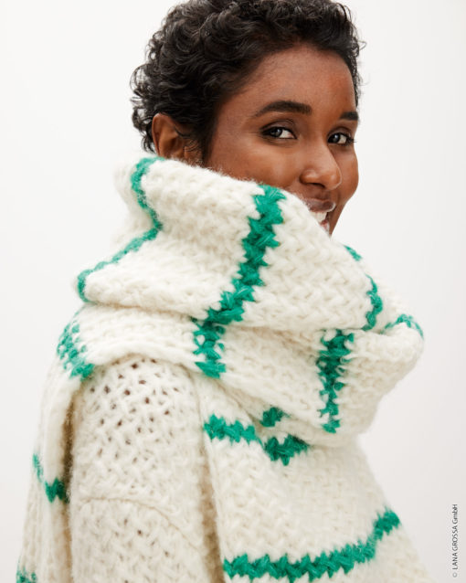 Strickset Schal Aus Alpaca Air Von Lana Grossa