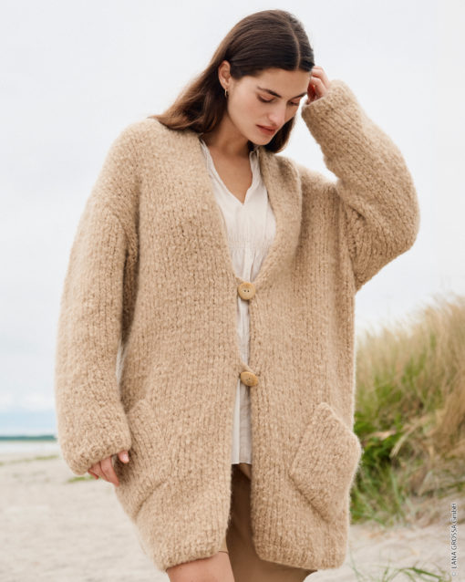 Strickset Longjacke Aus Royal Alpaca Von Lana Grossa