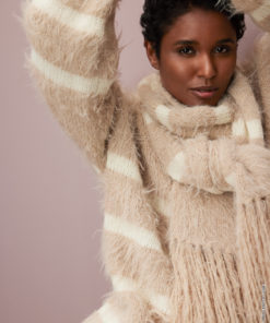 Strickset Streifenschal Aus Basta Und Cool Merino Big Von Lana Grossa 5 Hw2024 Journal 68 Lana Grossa 9230068 M4 Mf3