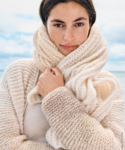 Strickset Schal aus Soffio und Setasuri von Lana Grossa