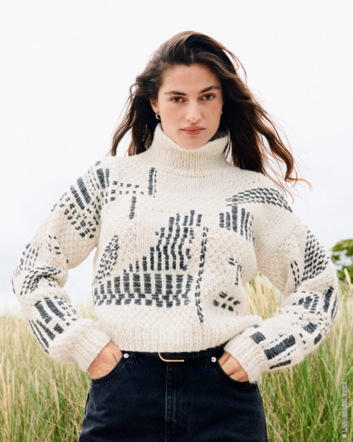 Strickset Pullover Aus Ecopuno Chunky Und Cool Merino Big Von Lana Grossa