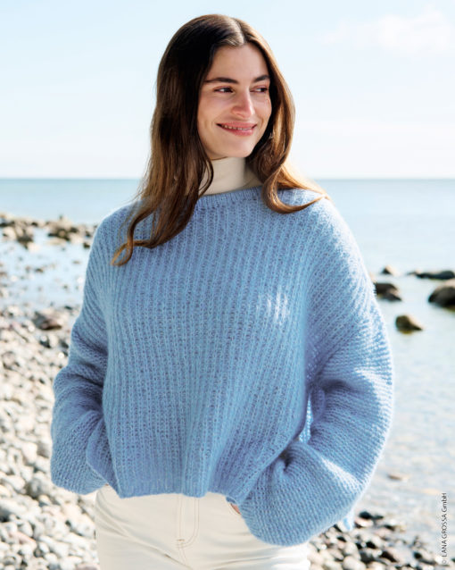 Strickset Pullover Aus Airy Von Lana Grossa