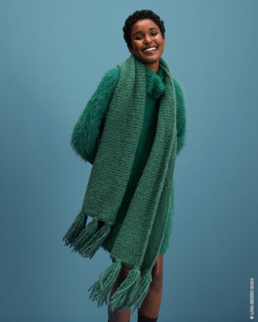 Strickset Schal Aus Royal Alpaca Von Lana Grossa