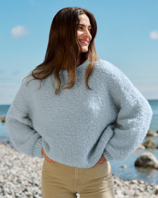 Strickset Pullover Aus Royal Alpaca Und Brigitte No. 2 Von Lana Grossa