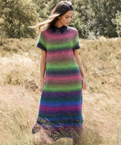 Strickset Top Down Kleid aus Gomitolo Versione von Lana Grossa