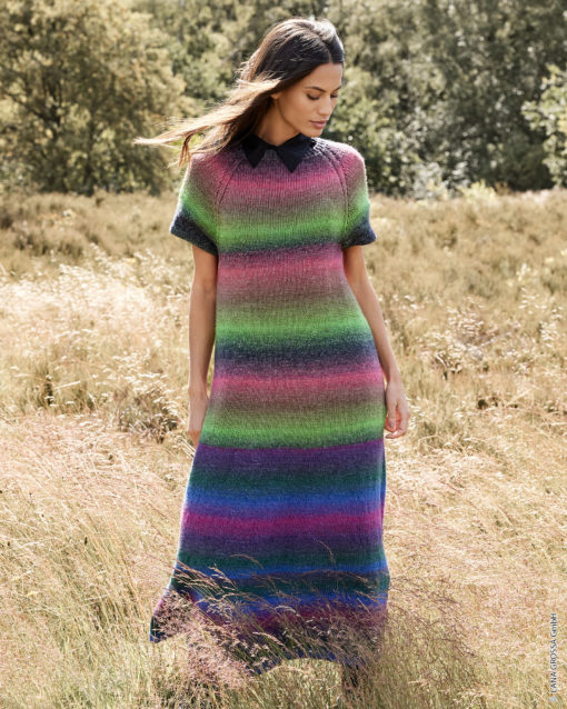 Strickset Top Down Kleid Aus Gomitolo Versione Von Lana Grossa