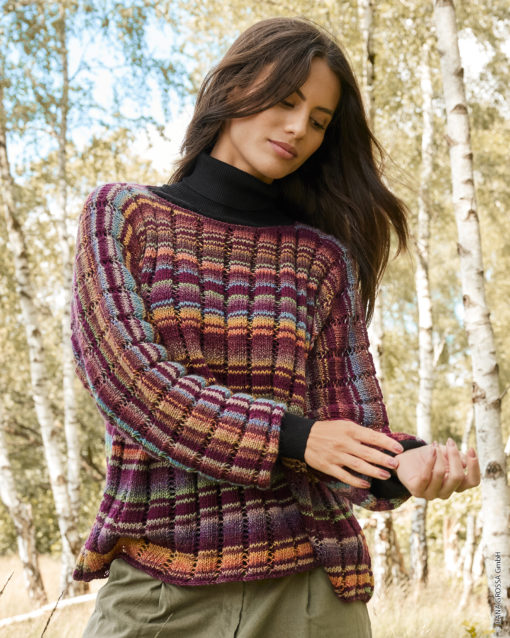 Strickset Fledermaus-Pullover Aus Gomitolo Magico Von Lana Grossa