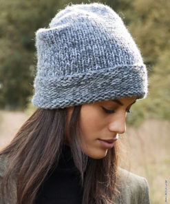 Strickset Mütze Mit Umschlag aus Gomitolo Gala von Lana Grossa
