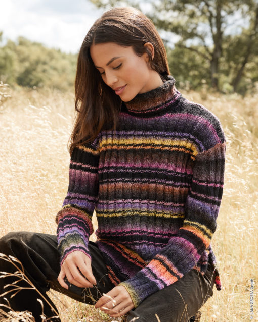 Strickset Rippen-Rolli Aus Gomitolo Magico Von Lana Grossa