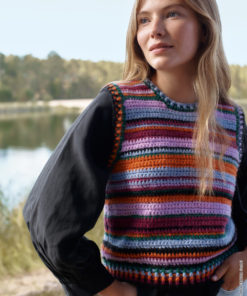 Strickset Pullunder Mit Dekorativen Blenden aus Brigitte No. 2 von Lana Grossa