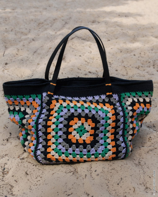 Strickset Granny Square Tasche Aus The Tube Fine Von Lana Grossa