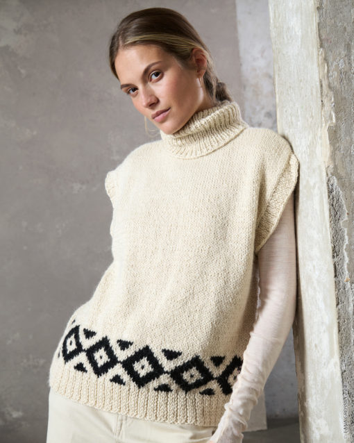 Strickset Pullunder Aus Natural Lama Chunky Von Lana Grossa