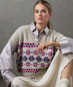 Strickset Pullunder aus Natural Lama Fine von Lana Grossa