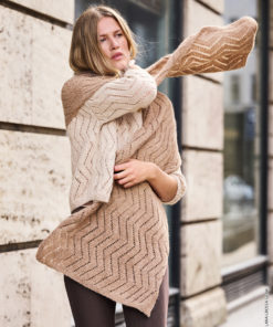 Strickset Schal aus Natural Lama Fine von Lana Grossa