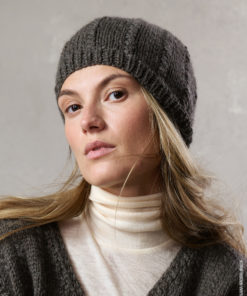 Strickset Mütze aus Natural Lama Chunky von Lana Grossa