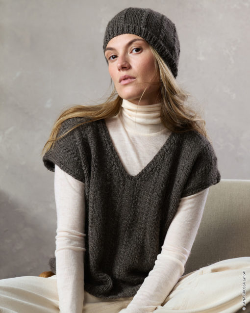 Strickset Pullunder Aus Natural Lama Chunky Von Lana Grossa