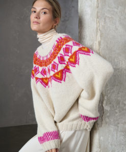 Strickset Pullover aus Natural Lama Chunky von Lana Grossa