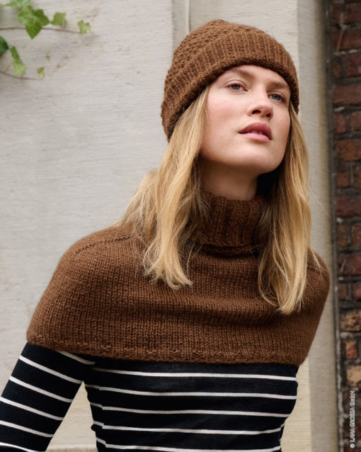 Strickset Schulterwärmer Aus Natural Lama Chunky Von Lana Grossa